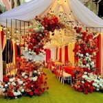 Mẫu Rạp Đám Cưới Màu Đỏ Ấn Tượng